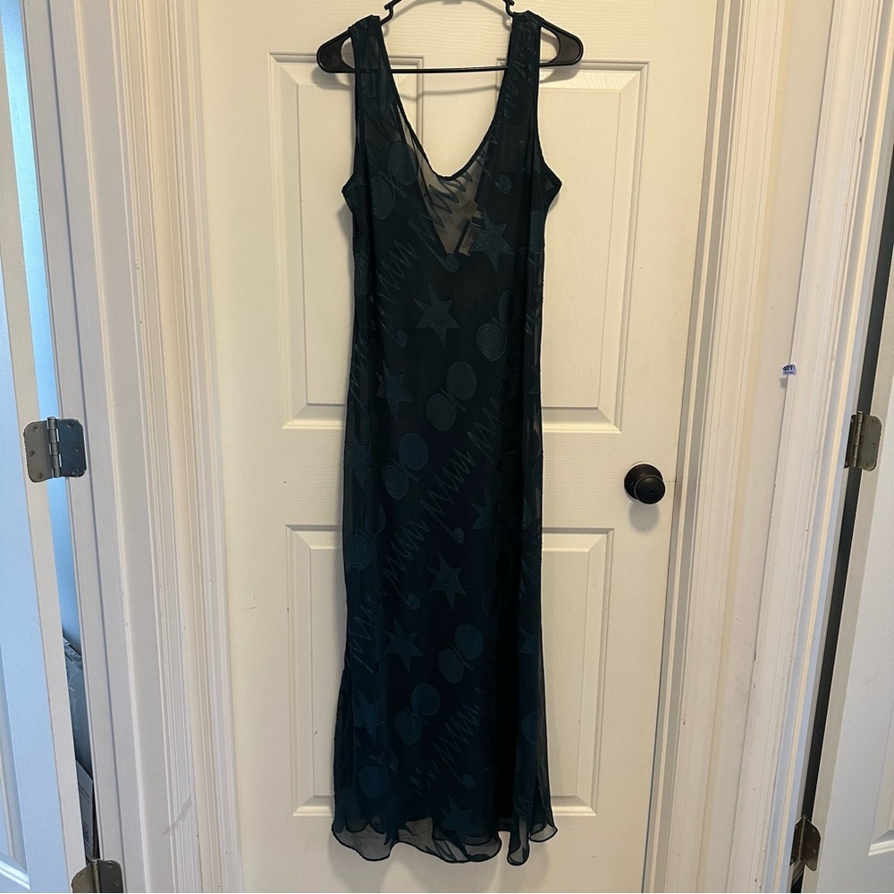 VICTORIA’S Secret Vintage Gold Label Slip Dress / Nightgown and Robe Size Large - Picture 3 of 13